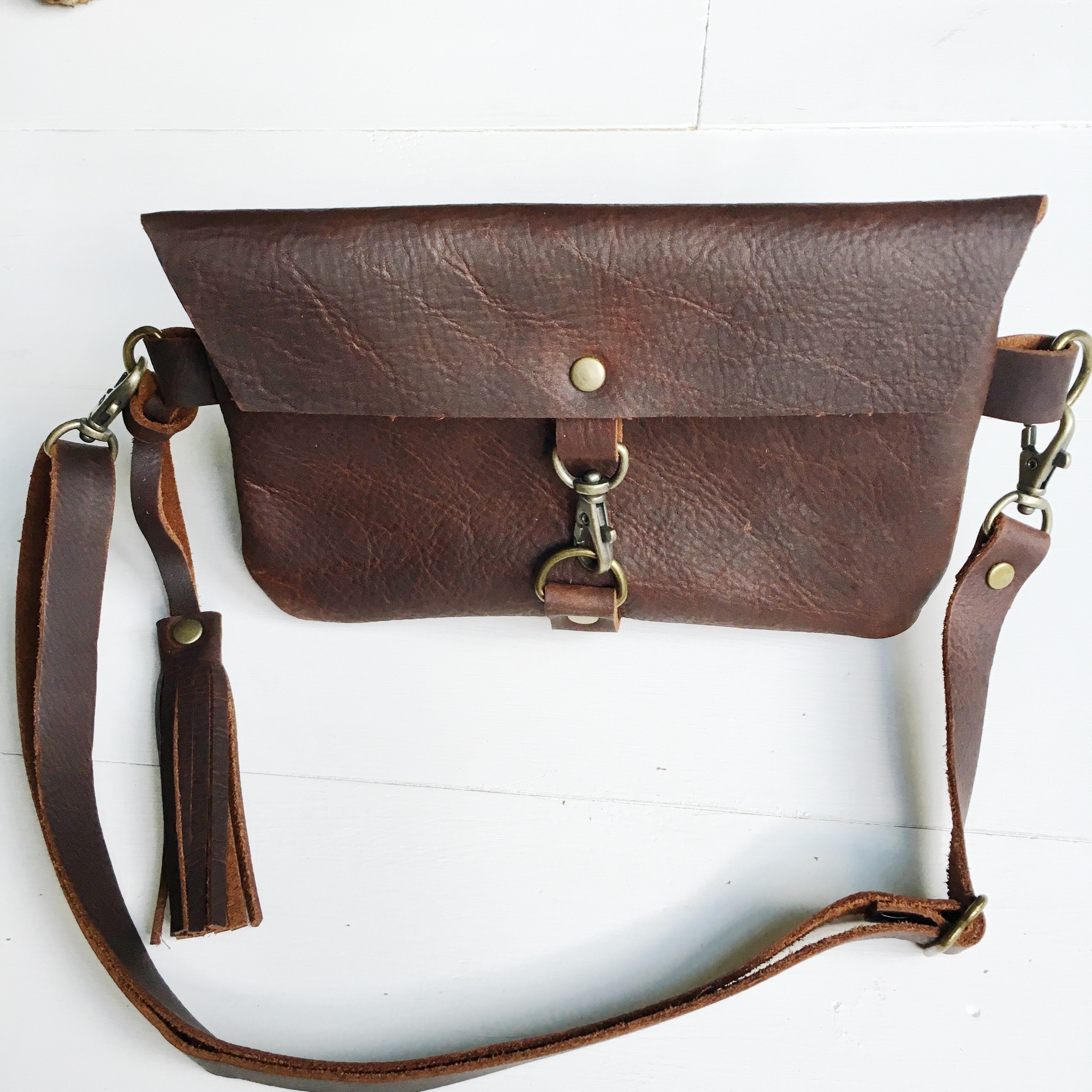 handmade leather and waxed canvas bags by superiorboundgoods