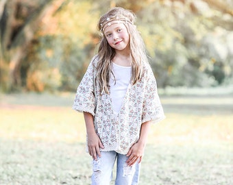 NEW: Giselle Kids Kimono PDF Pattern & Tutorial, All sizes 2-10 years included