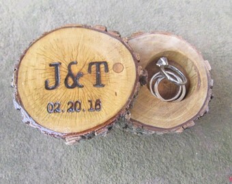 Elm Ring Box | Ring Box Wedding | Ring Box Engagement | Ring Box Rustic | Ring Box Ring Bearer | Ring Box Wood