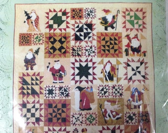 Quakertown Quilts - Kinship Series - Classic Santas - BOM 2004 Complete Kit