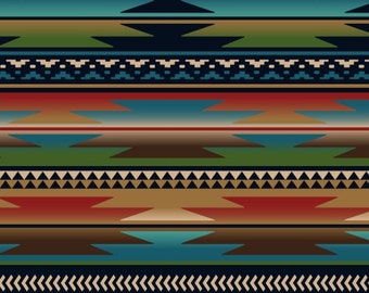 Southwestern Print by Baum Textile Mills Fleece Fabric by the Yard