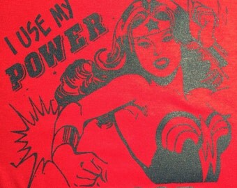 Custom Wonder Woman t-shirt