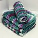 Cotton Dishcloths - Hand Crochet Dishcloth - Crown Jewels Ombre - American Grown Cotton
