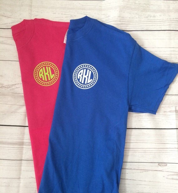 shirts for monogramming