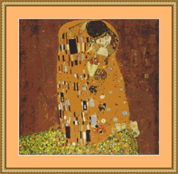 The Kiss Cross Stitch Pattern