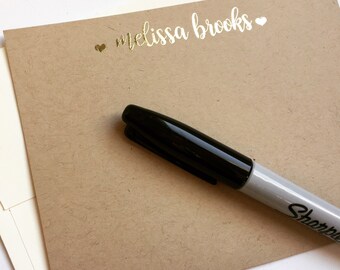 Personalized Note Cards, Personalized notecards, Calligraphy Notecards, Custom Note Cards,Personalized Stationary, Personalized Notes