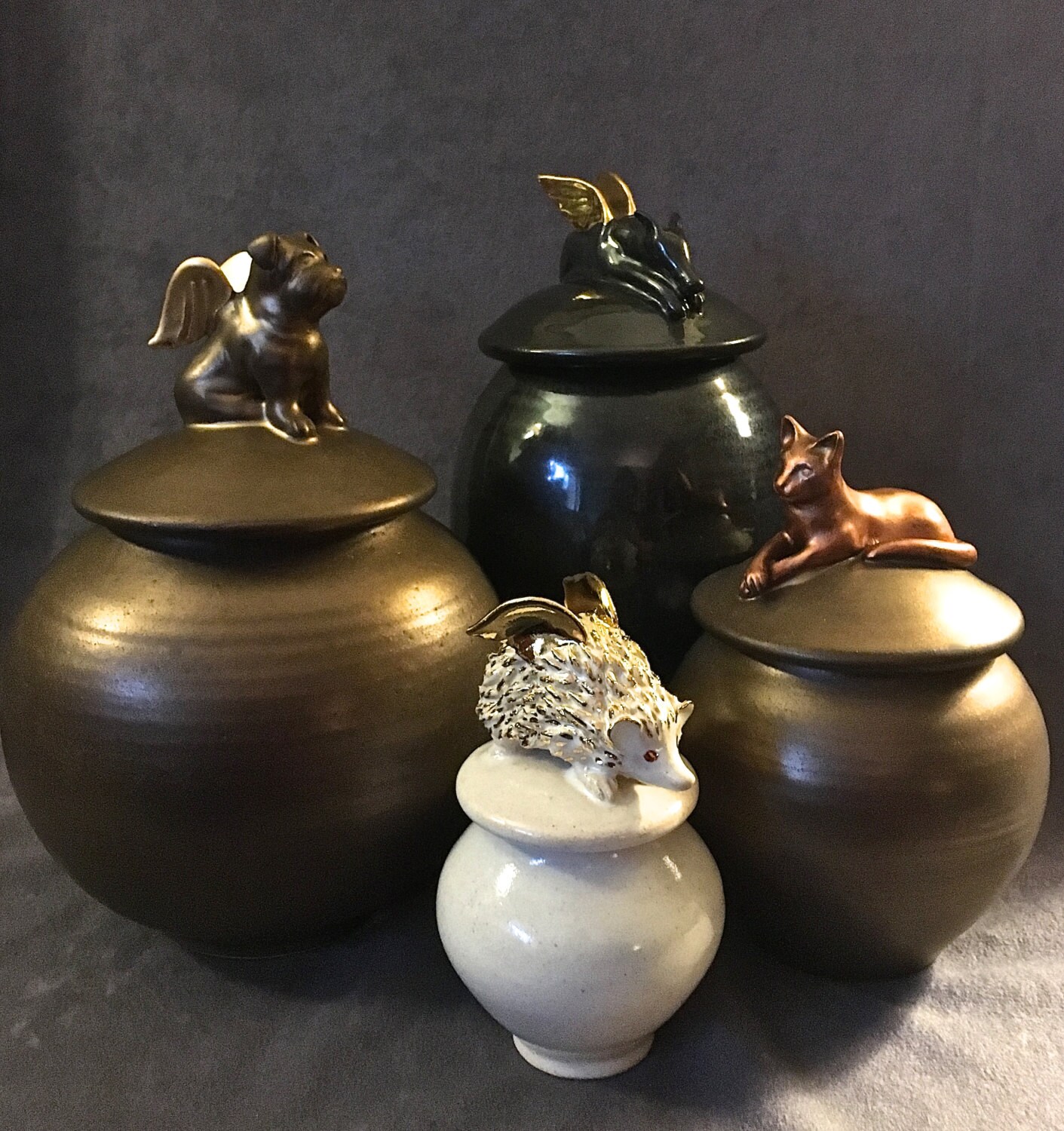 Custom Designed Pet Urns small and medium sized