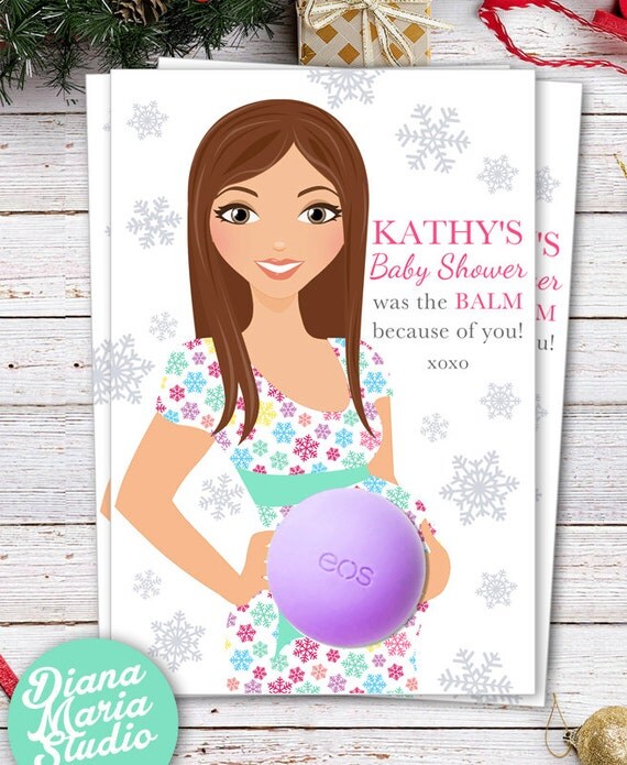Baby Shower Favors EOS lip balm Winter Wonderland Baby