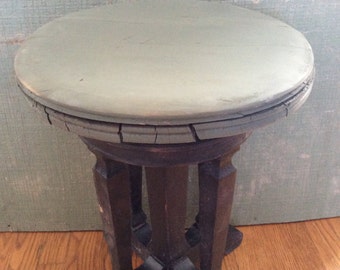 Antique piano stool | Etsy