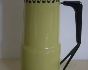 Glad & Marstrand Small Pitcher in Green Enamel By Dan Kok Denmark