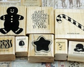 Stampin' Up Stamp Set, Mint, Retired, 1997 Hard to Find, Christmas Sweet Treats Stampin' Up Stamp Set, Mint, Retired, 1997 Hard to Find, Christmas Sweet Treats