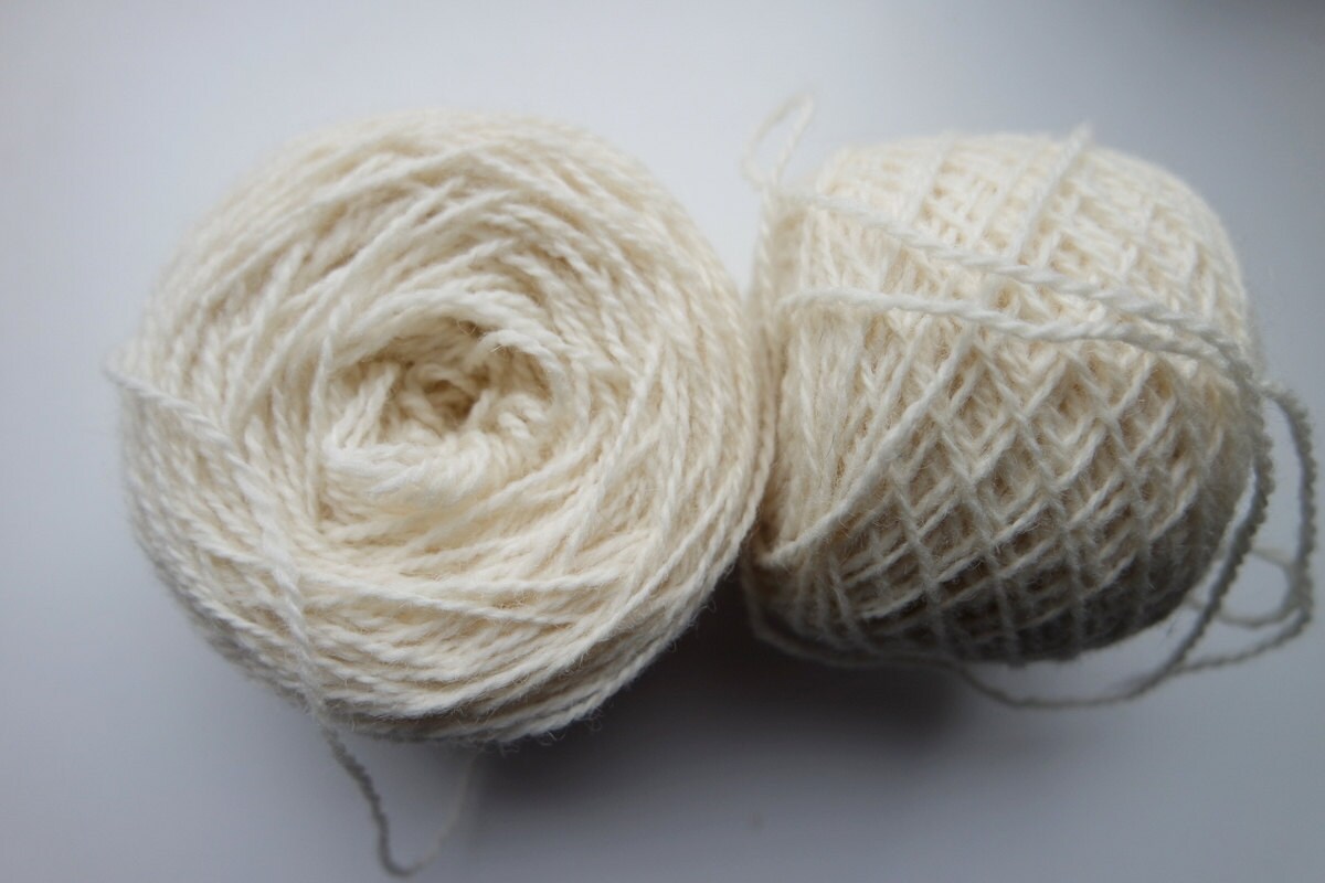 Sheep Wool Yarn For Knitting Pure Wool Undyed by voolyvooly