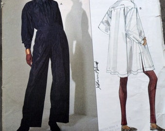Uncut Issey Miyake Vogue Designer Top and Pants pattern, size 14