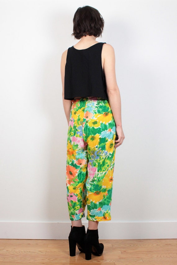 Vintage Jams World Pants 1990s Jams Floral by ShopTwitchVintage