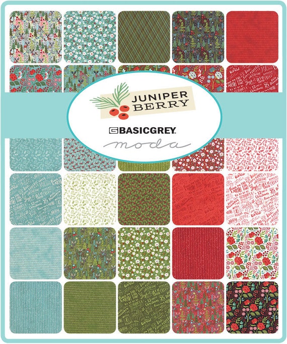 juniper berry by basic grey for moda layer cake available christmas layer cake fabric