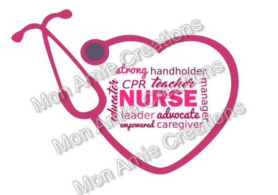 Download Nurse SVG Vector File Immediate Download RN LPN Nursing ...