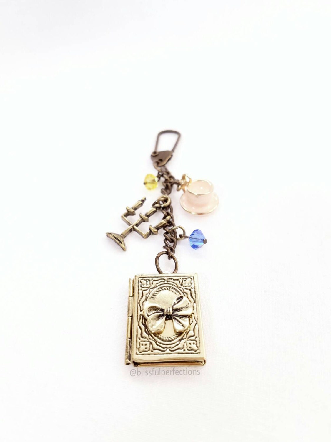 Beauty and the Beast Keychain Belle Keychain Disney Princess