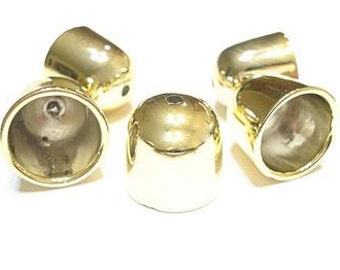Golden Scarf Ring Caps Ends For Decorate At End of Scarves with Jewlry S01808 20pcs