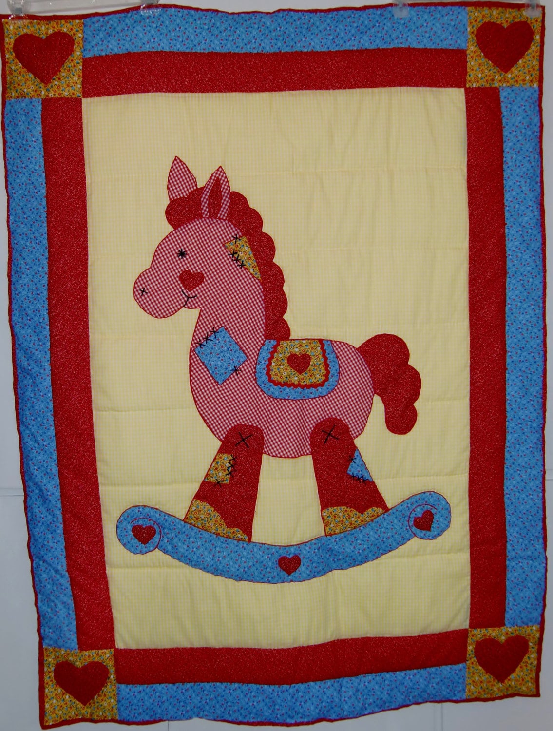 handmade-baby-quilts-rocking-horse