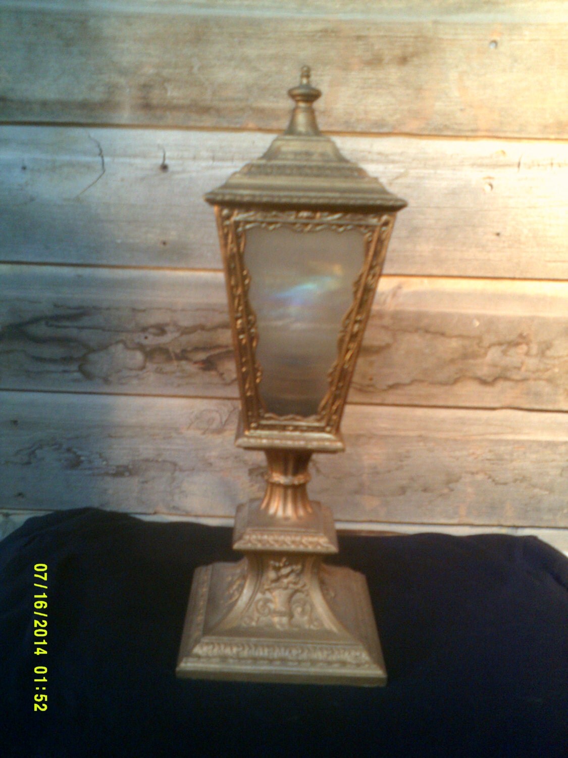 Antique Cast Iron Victorian Dresser Lamp Antique Table Lamps