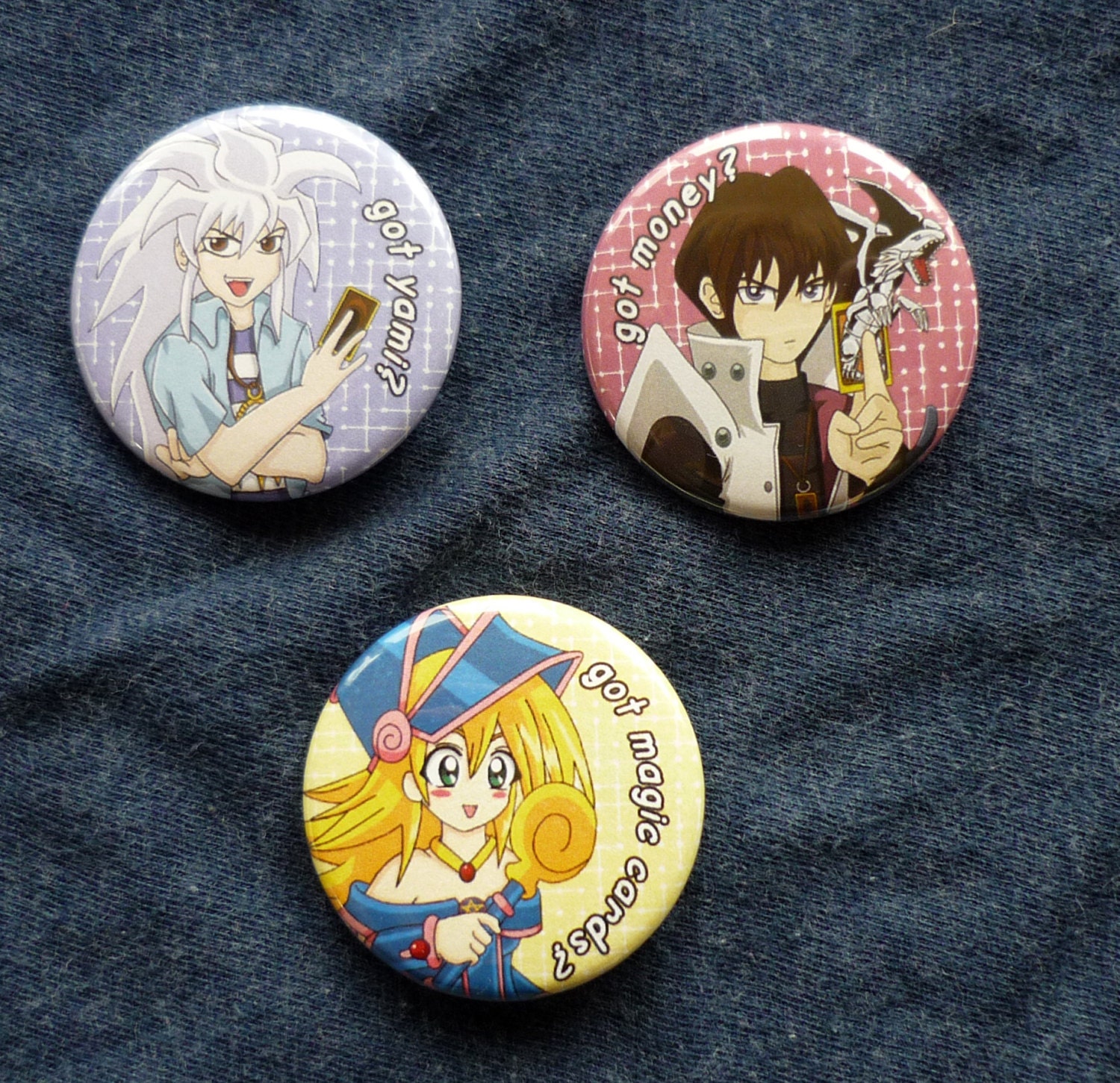 Yugioh Button Set