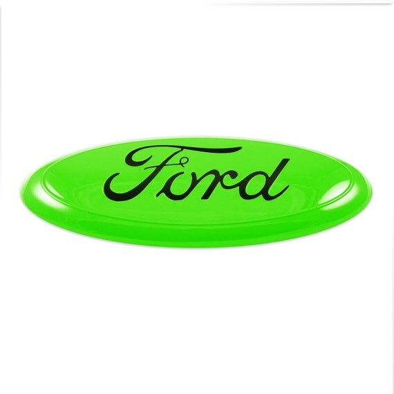 Black and green ford badge #5