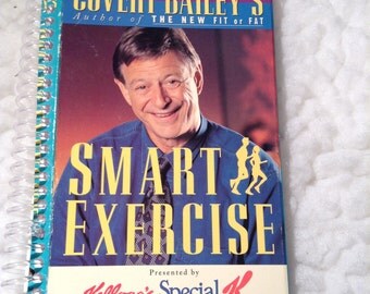 Recycled Kellogg's Special K Exercise VHS 100 Page Spiral Bound Blank Notebook Covert Bailey's Smart Exercise