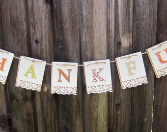 Small Thankful Banner