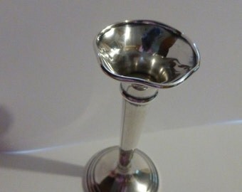 vtg Miniature Small BUD Vase Posey Holder Sterling Silver 925 ss Silber FREE SHIPPING usa