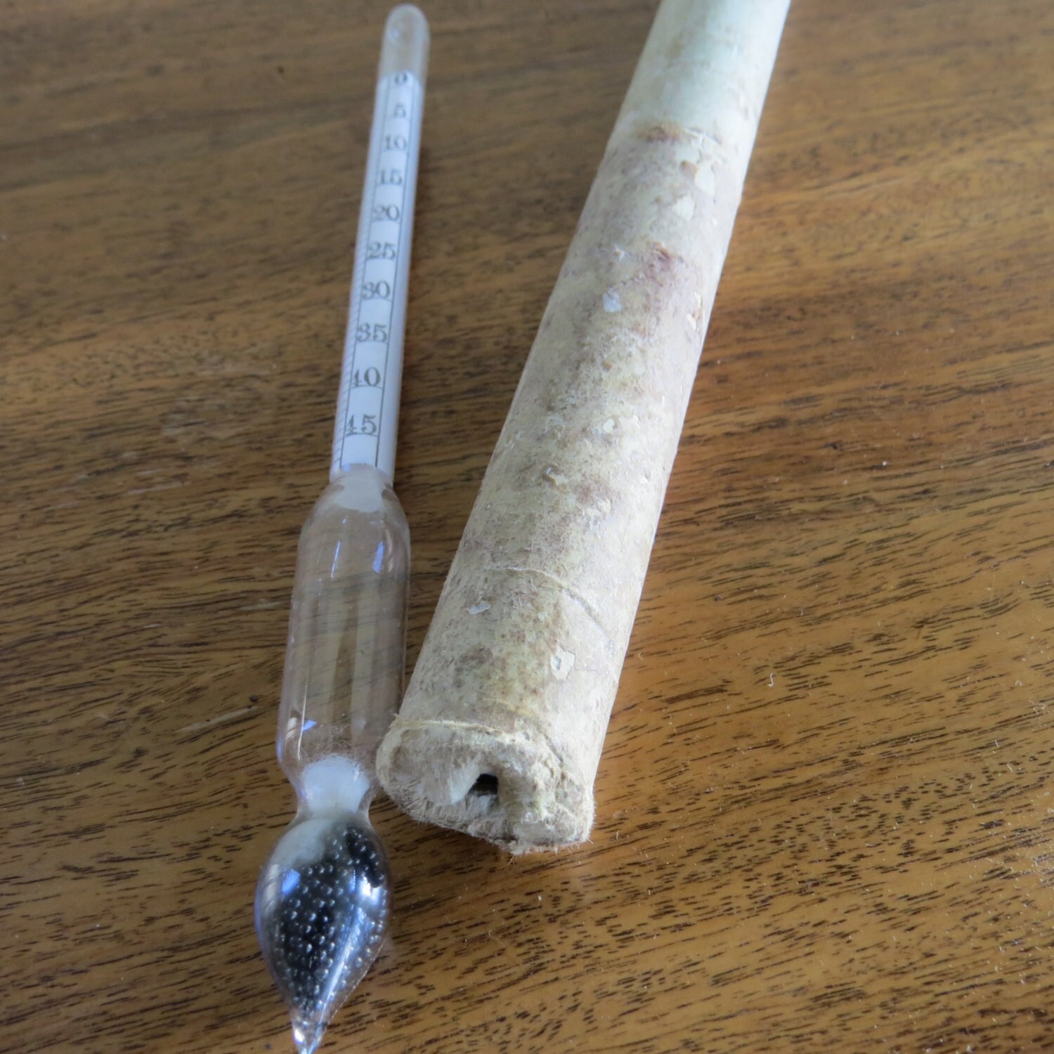Antique vintage French Hydrometer for measuring Sugar levels