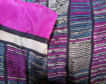 Jacqueline Ferrar 100% Silk Scarf 10" X 51"