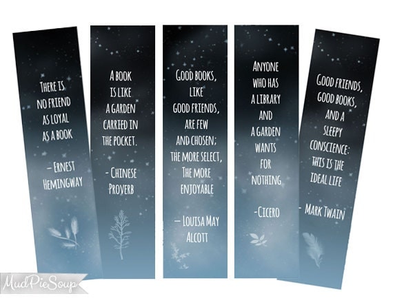 items similar to printable bookmarks inspirational book