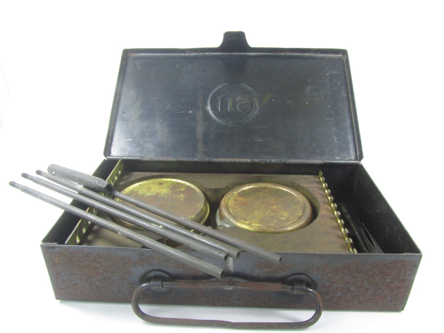 Antique Military Gun Cleaning Kit 1911 US Army Squad Cleaning