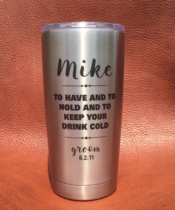 YETI Rambler Laser Engraved Groomsmen Gift by JWdesignStudio