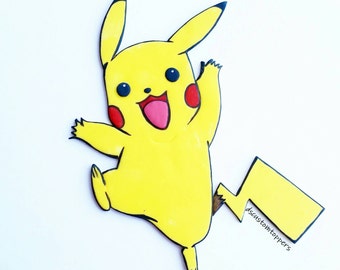 Pikachu cake topper. Pokemon cake topper