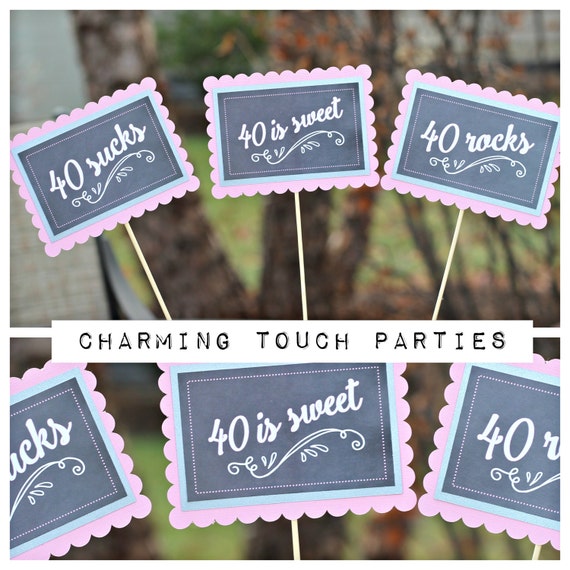 40th-candy-buffet-40th-birthday-candy-labels-candy-bar-candy-picks