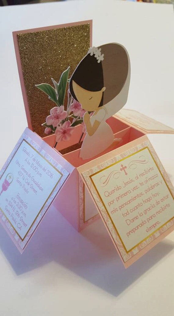 Pop Up Box Invitations 4