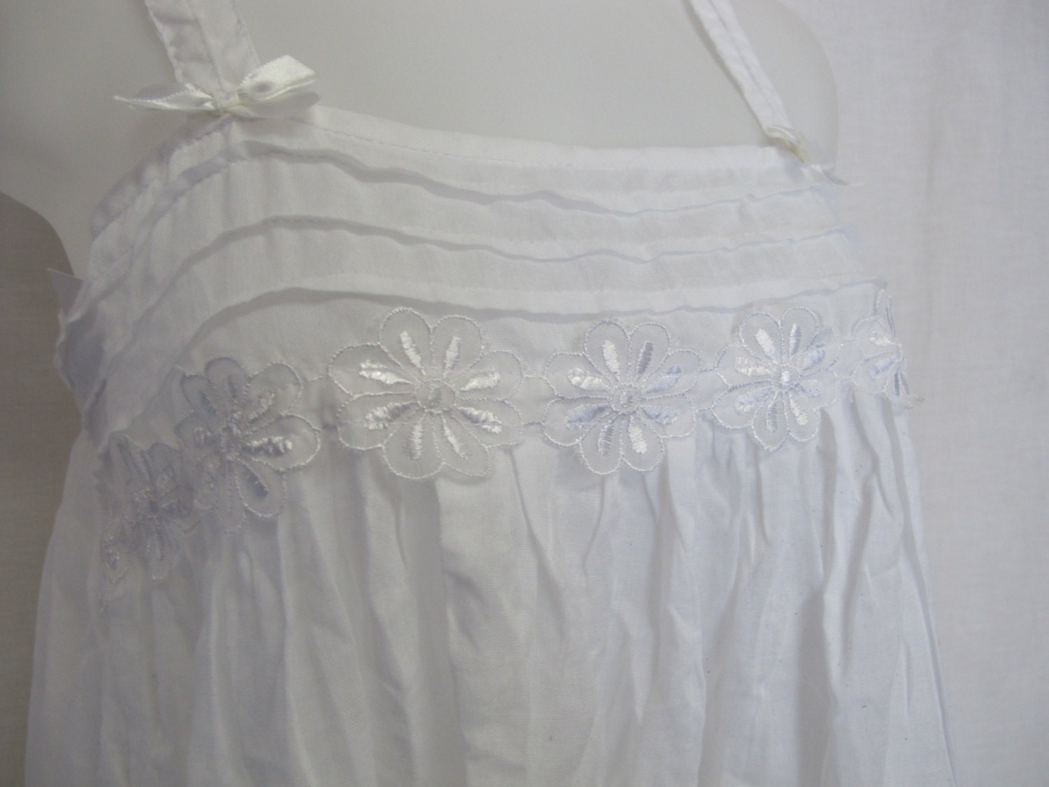 Cotton Gauze Nightgown Cotton Nightgown Short White Nightgown