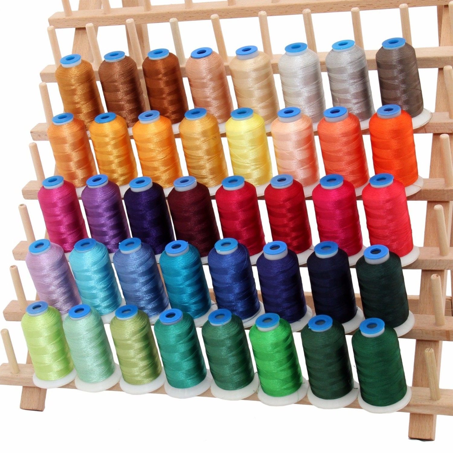 Rayon machine embroidery thread set b big 1000m cones 40 Rayon machine embroidery thread set b big 1000m cones 40