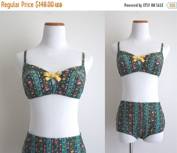 SALE 30% OFF 1960s Swimsuit / Vintage 1960s by CanaryClubVintage