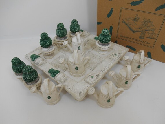 Hen Feathers Garden Topiary Tic Tac Toe Decorative Garden