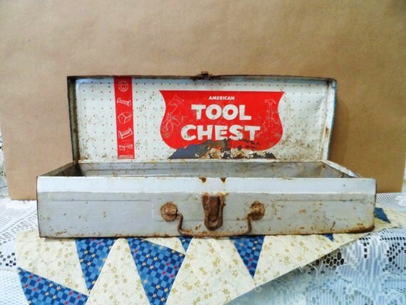 vintage toy tool box