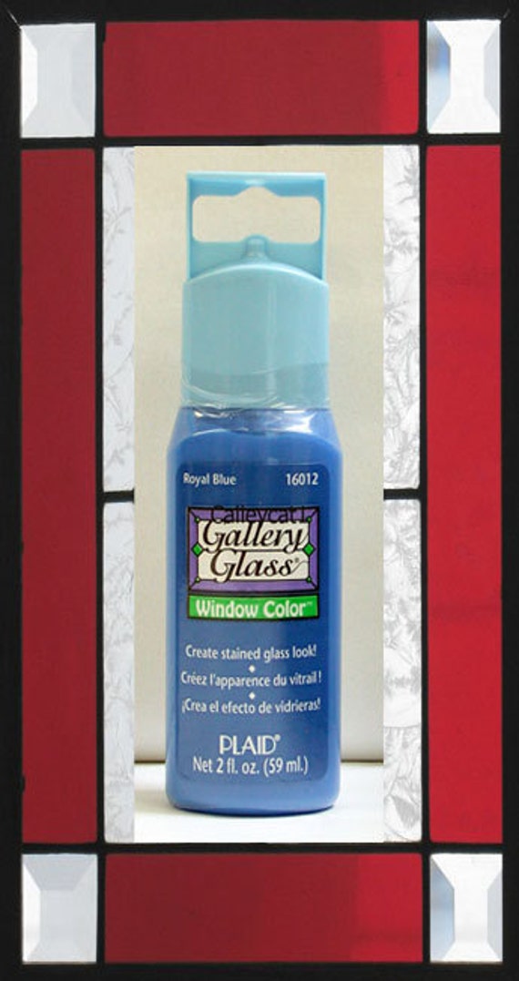 Plaid Gallery Glass Paint 16012 2 oz. Royal Blue Create