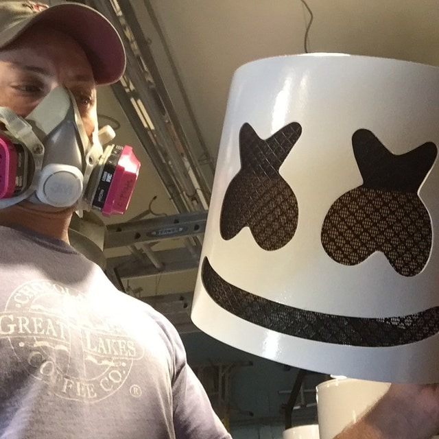 Marshmello Helmets for sale more by LightGuild on Etsy