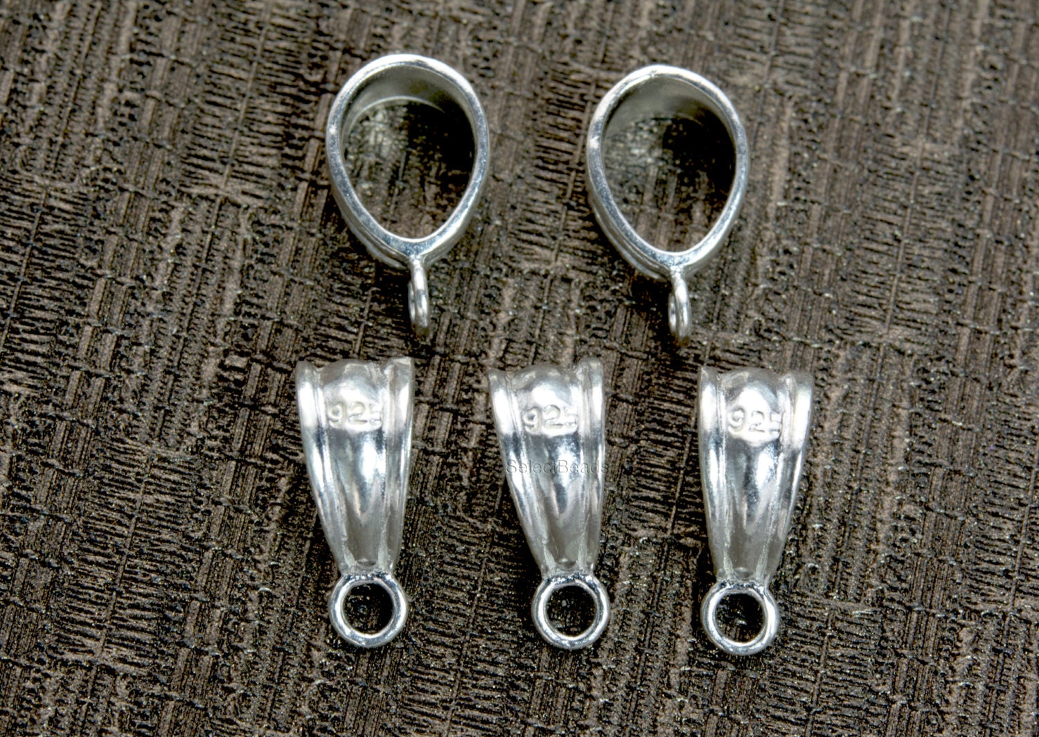sterling silver bails for pendants silver bails for jewelry