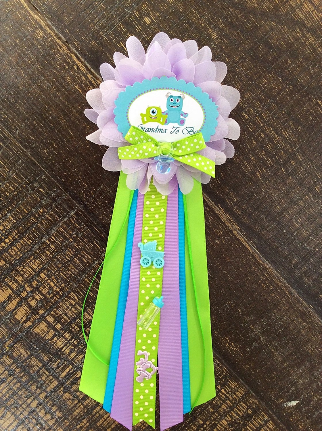 One monsters inc baby shower grandma pin-Monsters inc baby