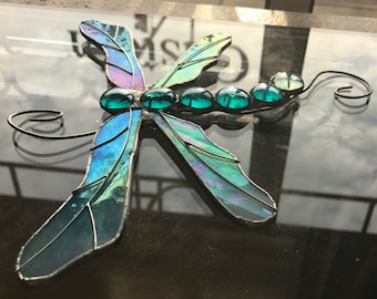 Dragonfly Stained Glass Sun Catcher