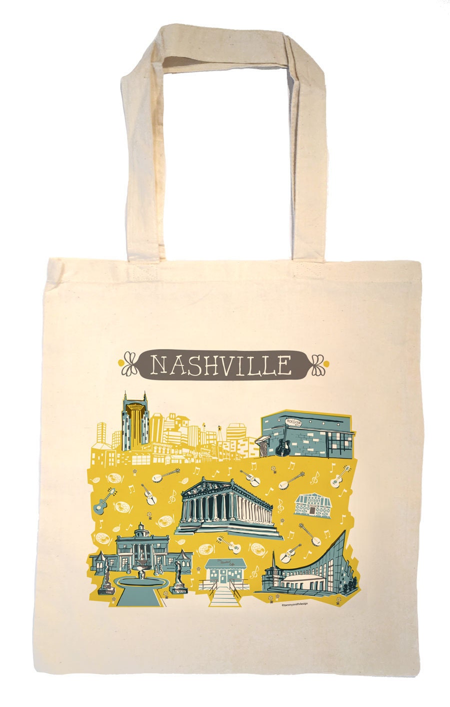 Nashville Tote BagCity ToteTennessee BagAny City