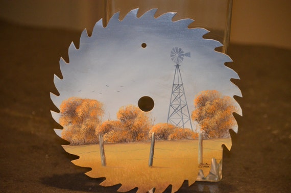 Items Similar To Painted Saw Blade Original Acrylic Art On Etsy   Il 570xN.1030067376 8br6 