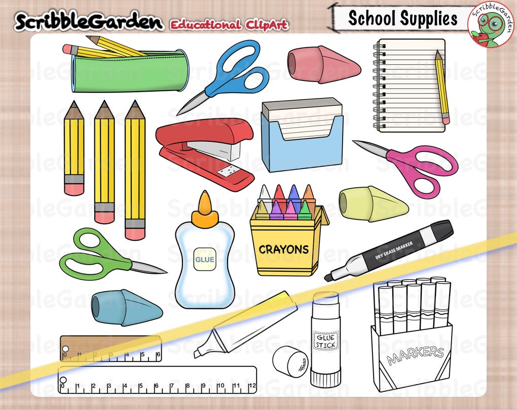 School Supplies ClipArt